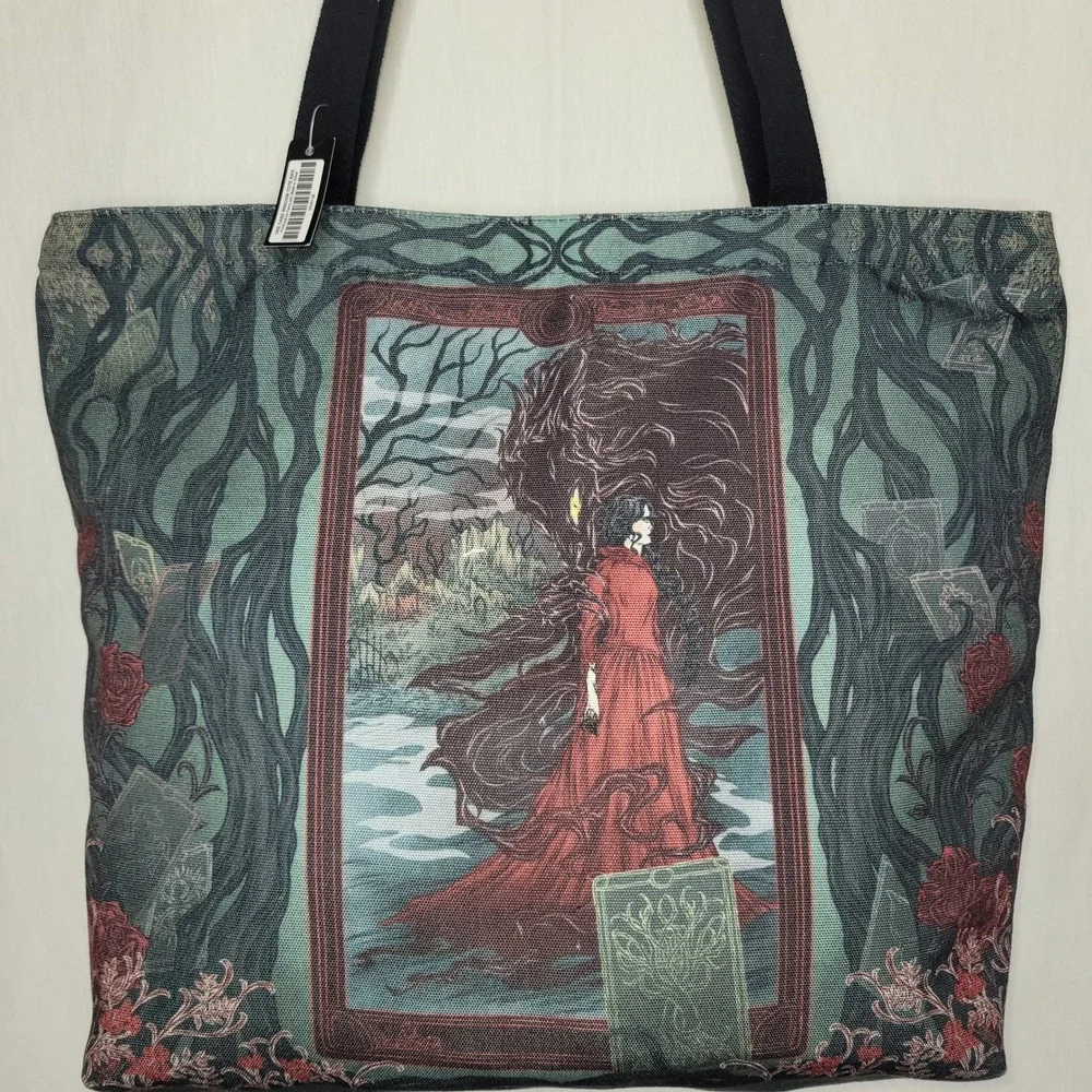 Fairyloot ~ One Dark Window Canvas Totebag ~ Gothic Romance - Picture 2 of 4